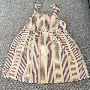 Cat & Jack Striped Dress - Red, Blue, Cream